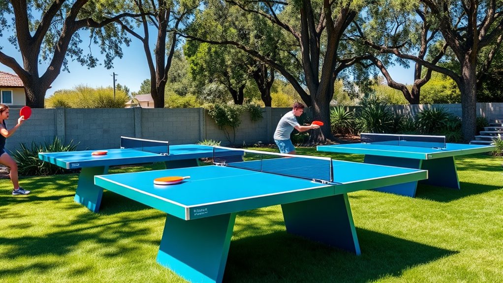 top outdoor ping pong tables