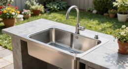 top outdoor stainless sinks