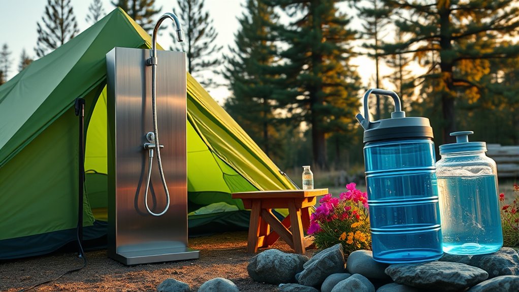 top portable camping shower options