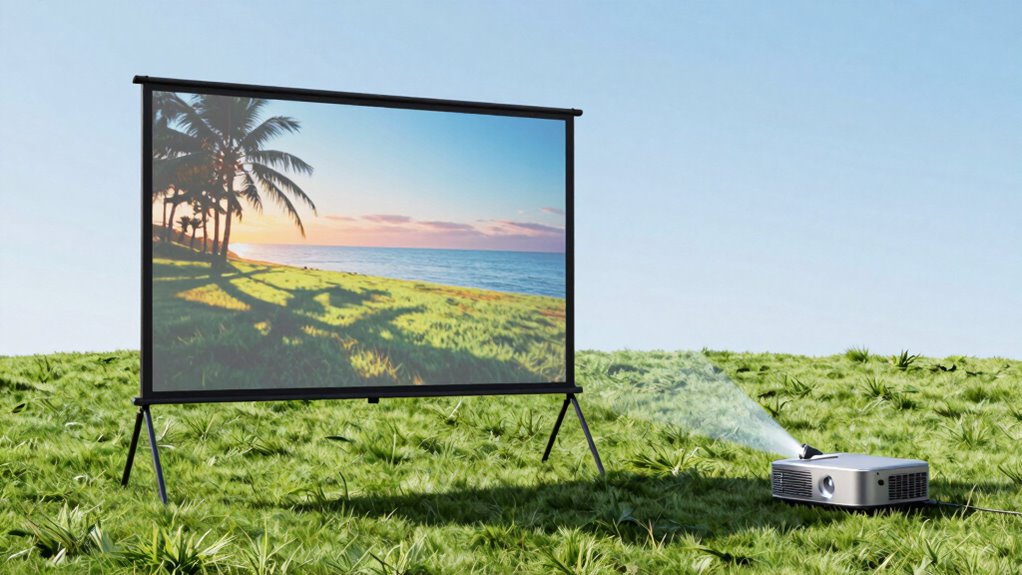 top portable projector screens