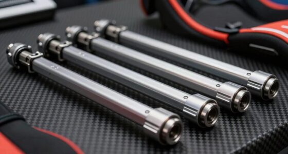 top racing seat slider rails