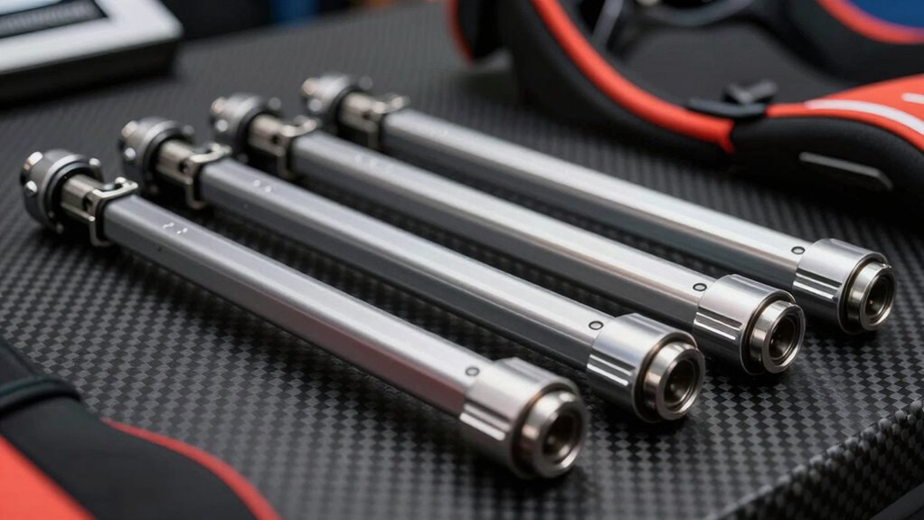 top racing seat slider rails