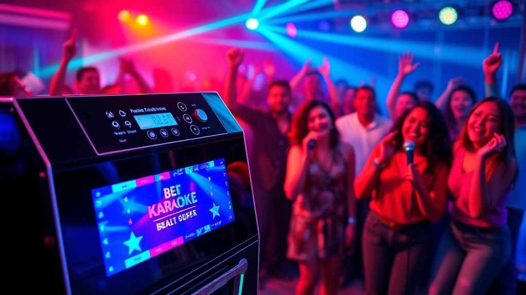 top screen karaoke machines