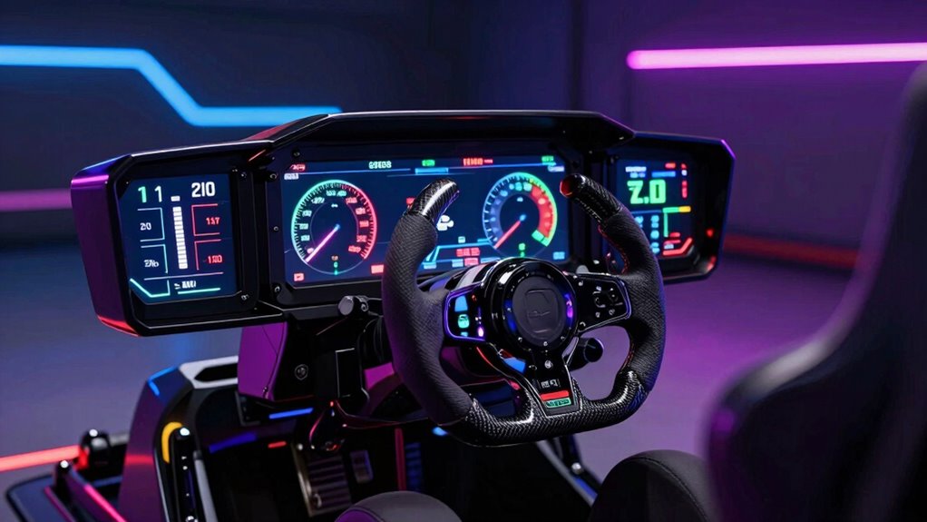 top sim racing dashboard displays