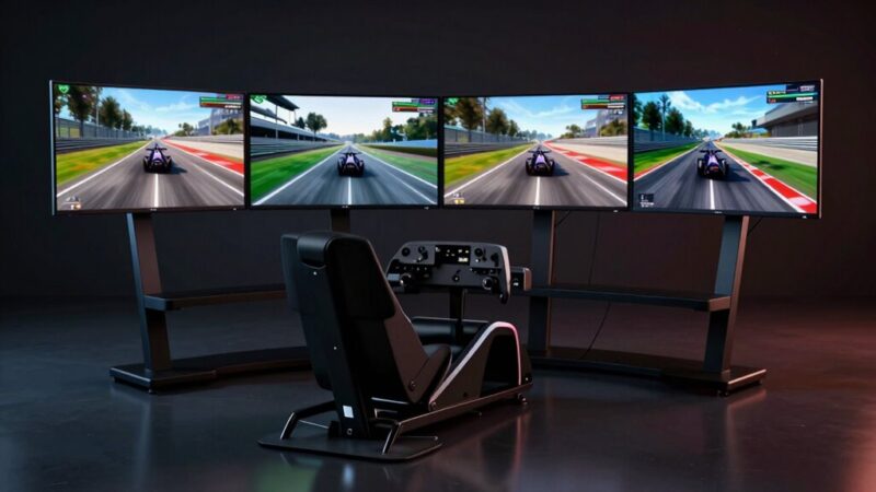 14 Best Monitor Stands for 2026 Sim Racing Cockpits - StrongMocha