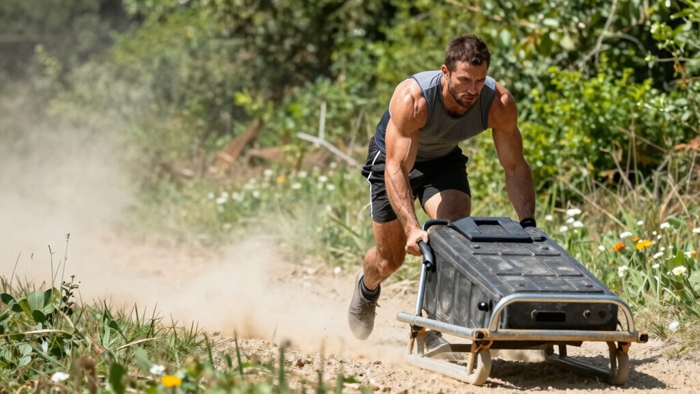 top sled push pull exercises