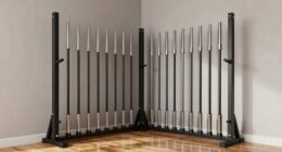 top space saving weight racks