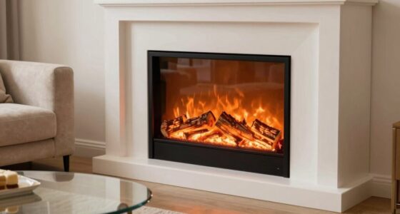 top stylish electric fireplace options