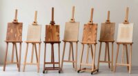 top wooden art easels