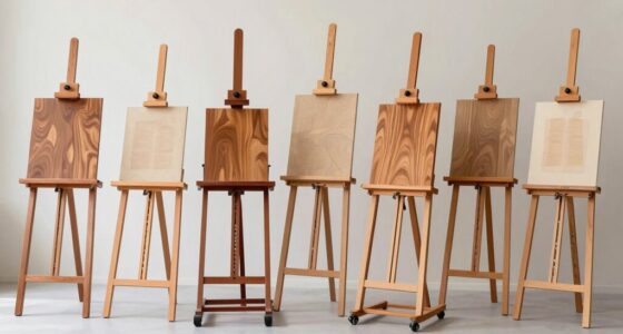 top wooden art easels