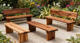 top wooden garden benches