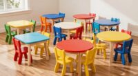 top wooden kids table sets