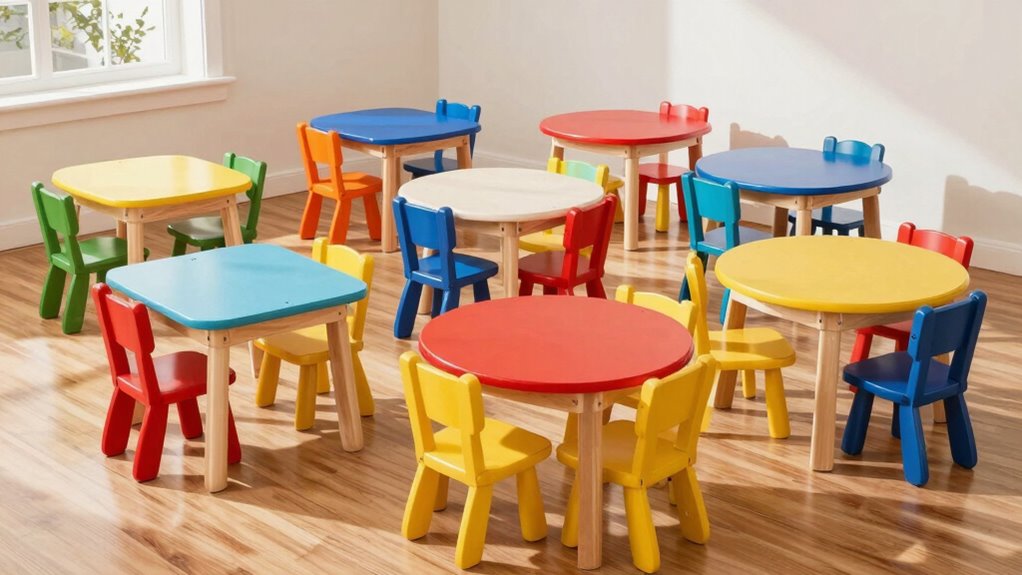 top wooden kids table sets