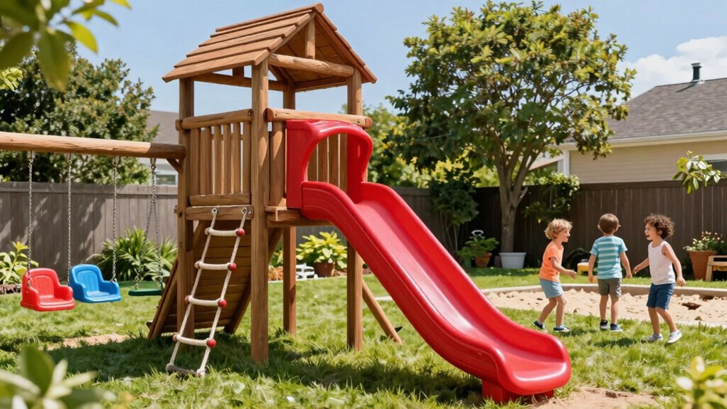 top wooden playsets for kids