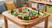 top wooden train tables