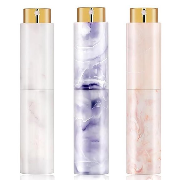 Vitog Refillable Travel Perfume Atomizer (3-Pack)