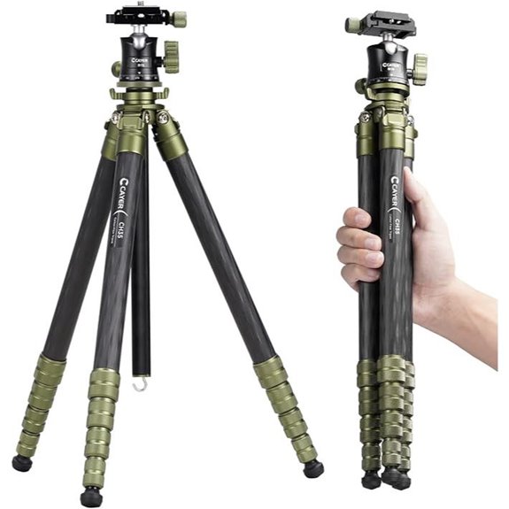 Cayer CH35 Travel Tripod with Ball Head