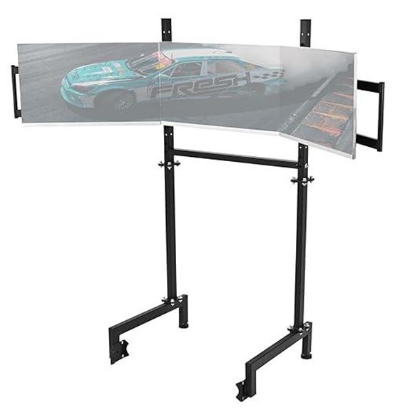 14 Best Triple Monitor Stands for Sim Racing in 2026 3 Dardoo Triple Monitor Stand for Racing Sim Cockpit