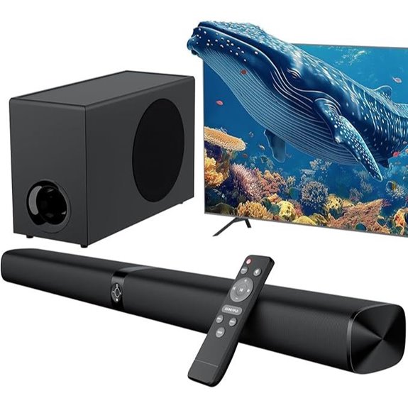 Sound Bar with Subwoofer for TV and Gaming