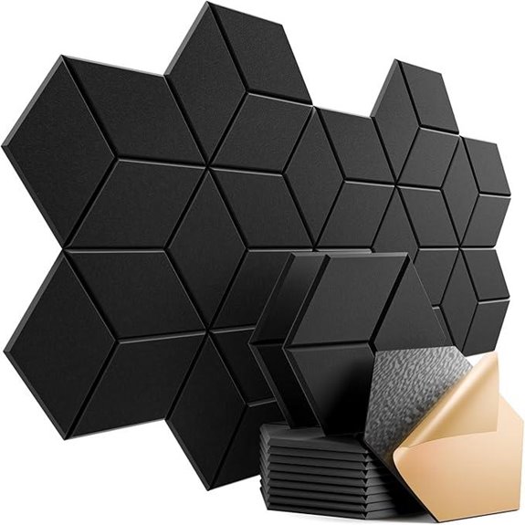 12 Pack Acoustic Foam Panels for Soundproofing