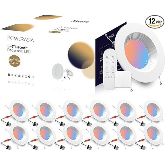 7 Best Smart Lighting Systems for Whole House Automation in 2026 3 12 Pack RGB Recessed LED Can Lights with Hub