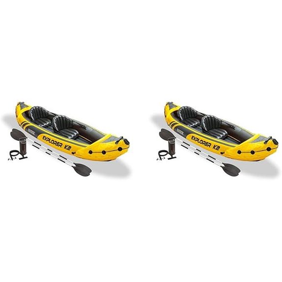 15 Best Inflatable Kayaks for 2026: Perfect for Two 15 Intex Explorer K2 Inflatable Kayak Set (2 Pack)