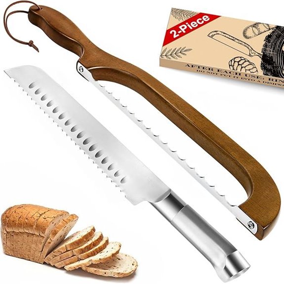 2 Pack Sourdough Bread Knife Set