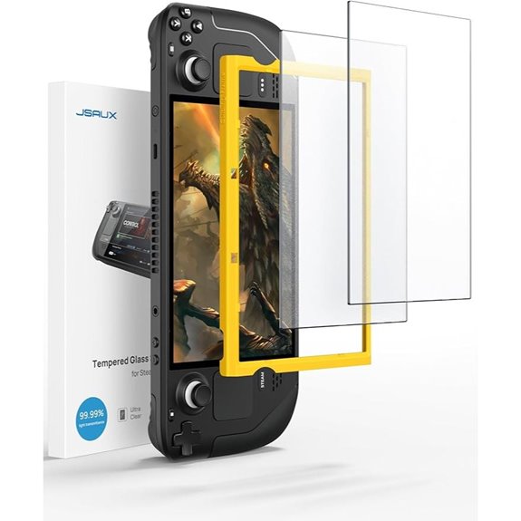 JSAUX 2-Pack Anti-Glare Screen Protector for Steam Deck