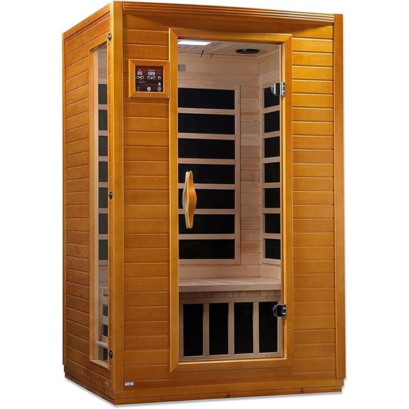 15 Best Indoor Infrared Saunas for Relaxation and Wellness in 2026 10 DYNAMIC SAUNAS Andora 2-Person Infrared Sauna
