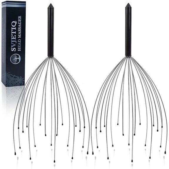 15 Best Premium Scalp Massagers That Will Transform Your Relaxation Routine 12 2 Pack Head Massager for Relaxation and Stress Relief