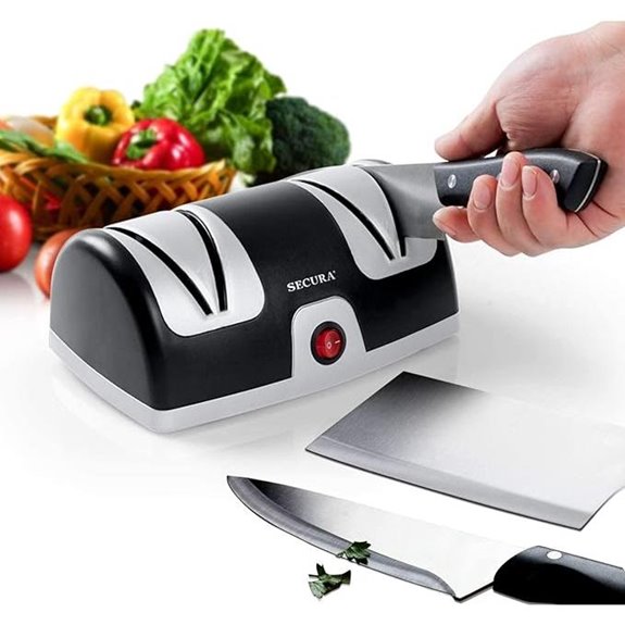 15 Best Electric Knife Sharpeners for 2026 That Cut Like New 17 Secura 2-Stage Electric Knife Sharpener with Guides