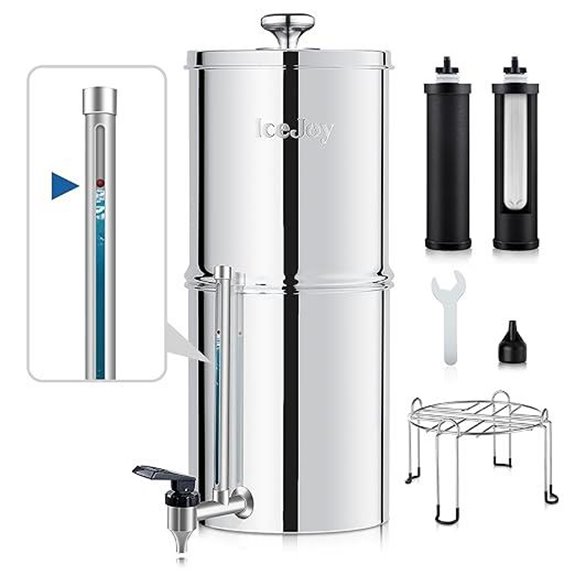 IceJoy 0.01μm Ultrafiltration Gravity Water Filter System