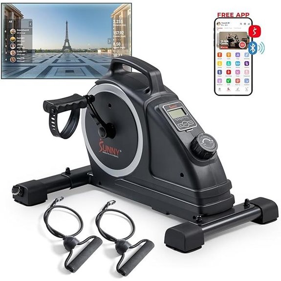Sunny Health Dual-Function Under-Desk Bike Trainer