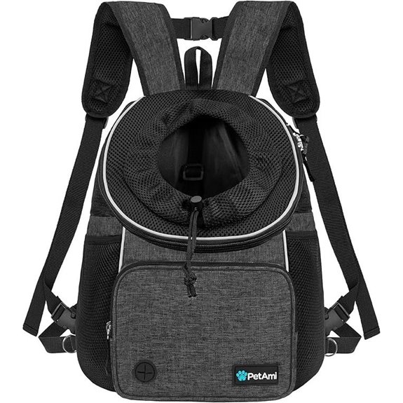 PetAmi Ventilated Dog & Cat Chest Carrier Backpack