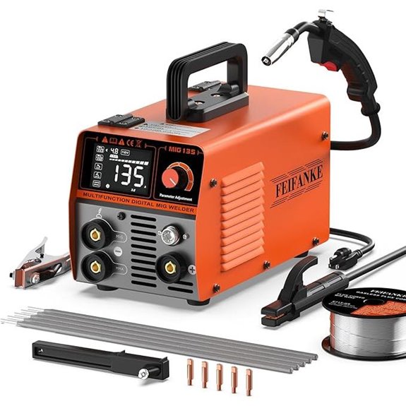 135A 3-in-1 MIG/TIG/Flux Core Welder Kit