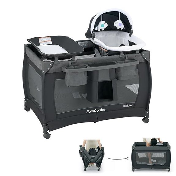 15 Best Premium Pack ‘n Plays for Ultimate Comfort and Convenience 15 Pamo Babe 4-in-1 Baby Playard with Changing Table