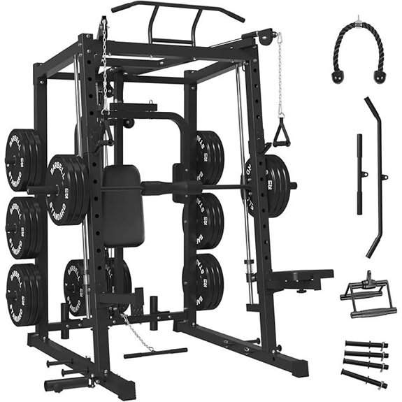 7 Best Cable Crossover Machines With Weight Stacks for Serious Strength Training 5 Mikolo All-in-One Power Cage Home Gym System