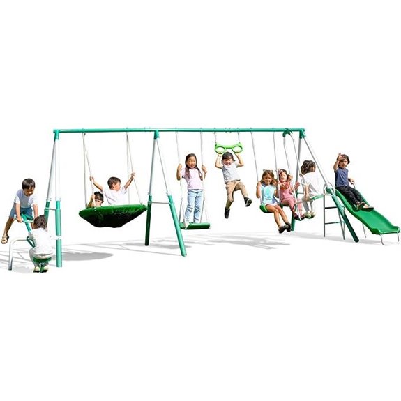 15 Best Large Backyard Swing Sets for Fun and Durability 14 Sportspower Bayside 7-in-1 Outdoor Kids Swing Set