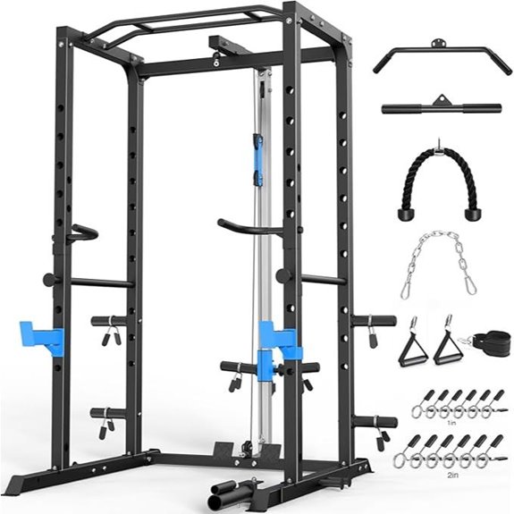 15 Best CrossFit Rigs of 2026 for Ultimate Strength and Flexibility 11 Multi-Functional Power Cage with Landmine and Cable System