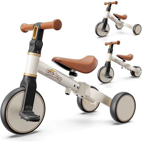 5-in-1 Toddler Bike & Ride-On Tricycle