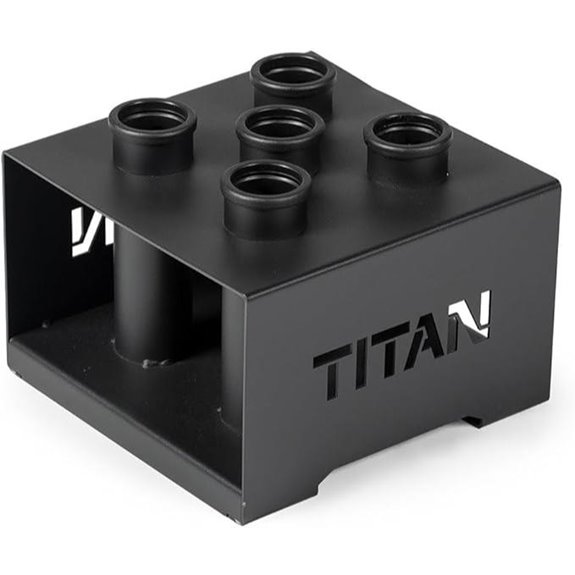 Titan Fitness Vertical Barbell Rack with Nylon Inserts