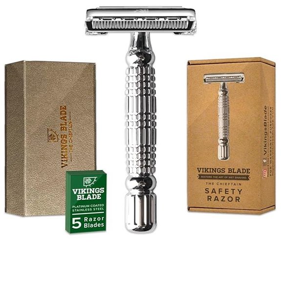 VIKINGS BLADE Safety Razor Kit with Blades