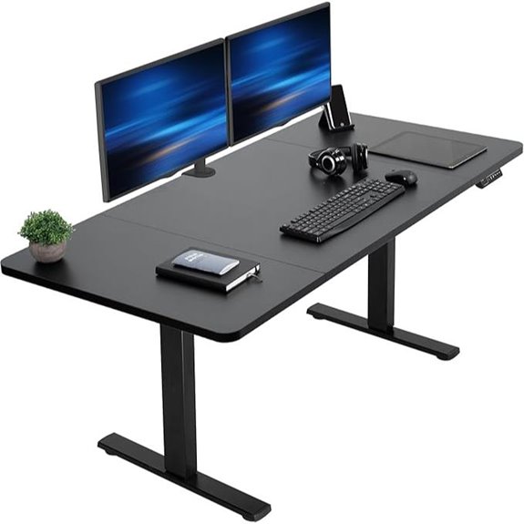 VIVO Electric Standing Desk 60x30in Memory Adjustment