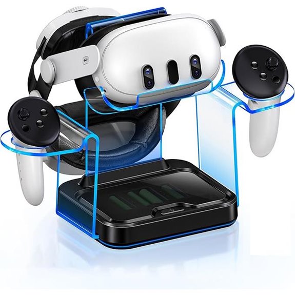 Quest VR Charging Dock Station with Batteries