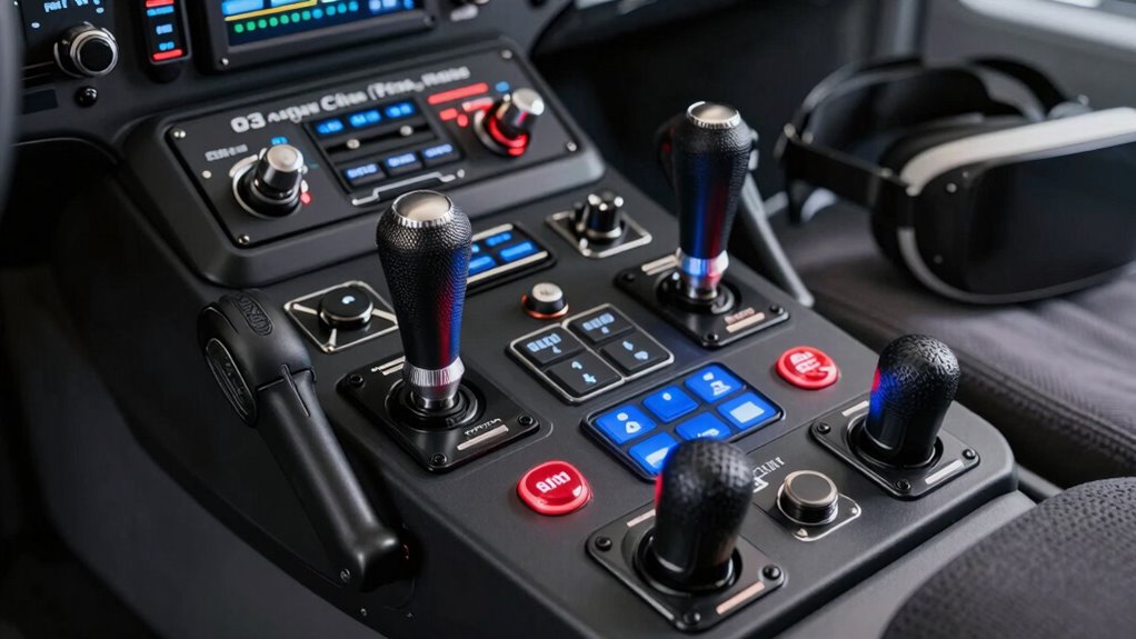 vr flight sim controls