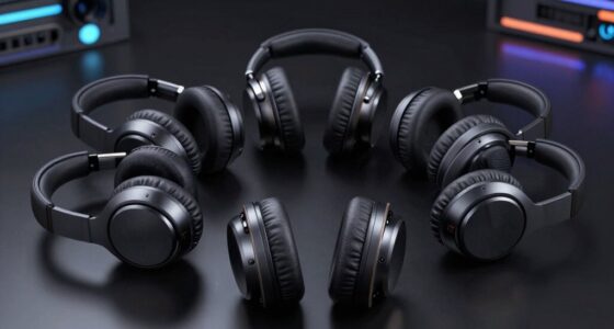 vr focused closed back headphones