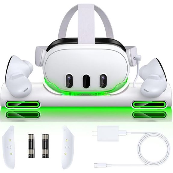 12 Best Magnetic Charging Systems for VR Controllers in 2026 5 Meta Quest 3 Charger Station with Batteries and Cable