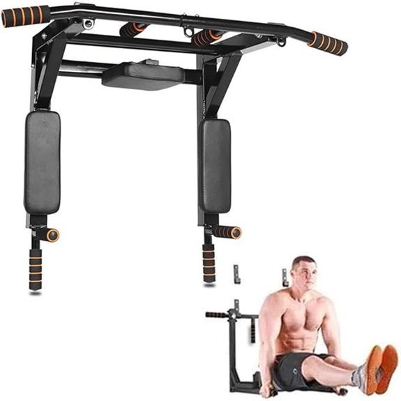 Starbrilliant Wall Mount Pull Up Bar & Dip Station