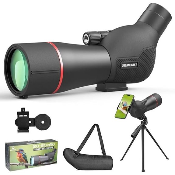 15 Best Premium Spotting Scopes for Sharp, High-Quality Viewing 4 Waterproof 20-60x60mm Spotting Scope with Tripod