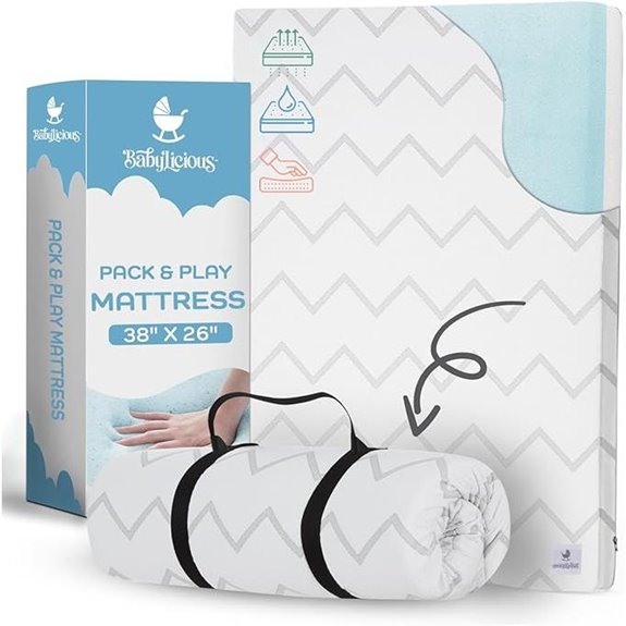 15 Best Premium Pack ‘n Plays for Ultimate Comfort and Convenience 14 Babylicious Waterproof Pack and Play Mattress Pad